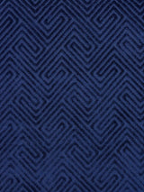 Scalamandre Meander Velvet Navy Fabric