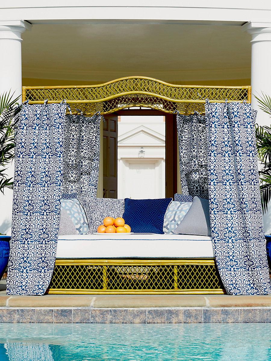 Scalamandre Meander Velvet Navy Fabric