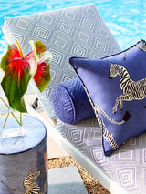 Scalamandre Meander Velvet Navy Fabric