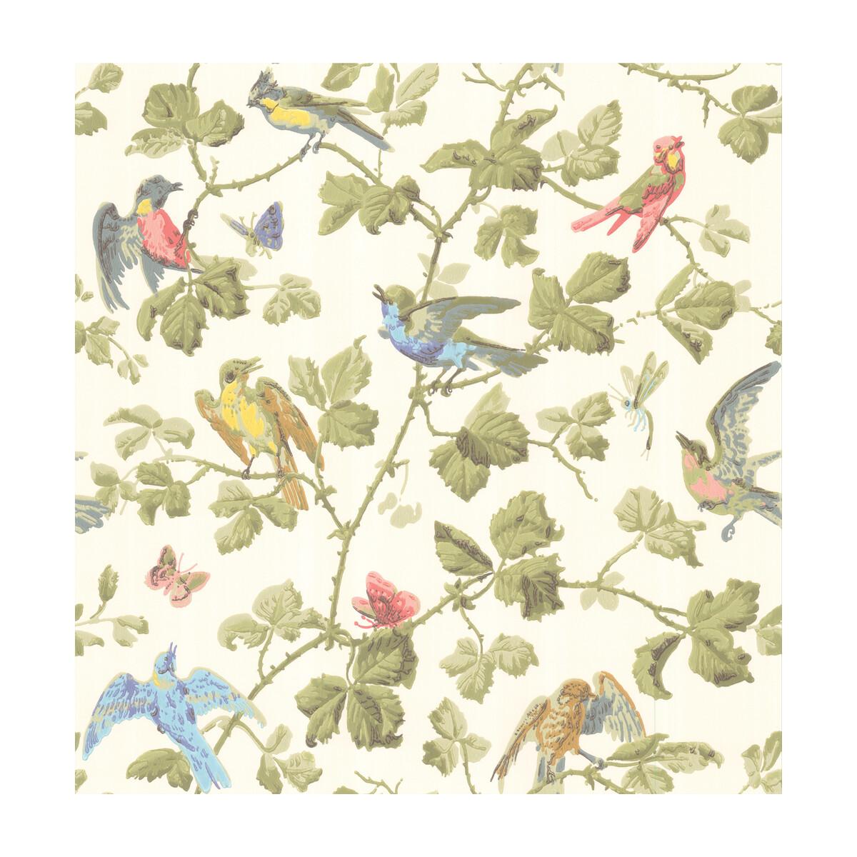 Cole & Son Winter Birds Multi-Coloured Wallpaper