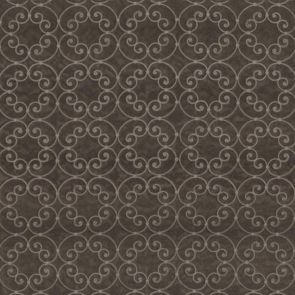 Kasmir Tracery Onyx Grey Fabric