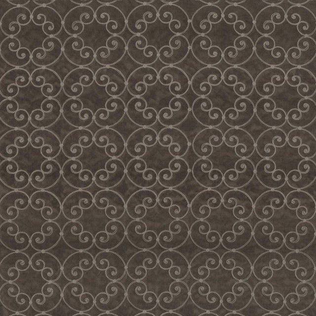 Kasmir Tracery Onyx Grey Fabric