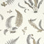 G P & J Baker FERNS DOVE GREY/SILVER Wallpaper