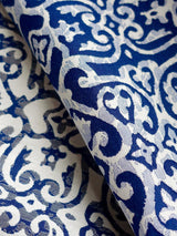 Scalamandre Kediri Indigo Fabric