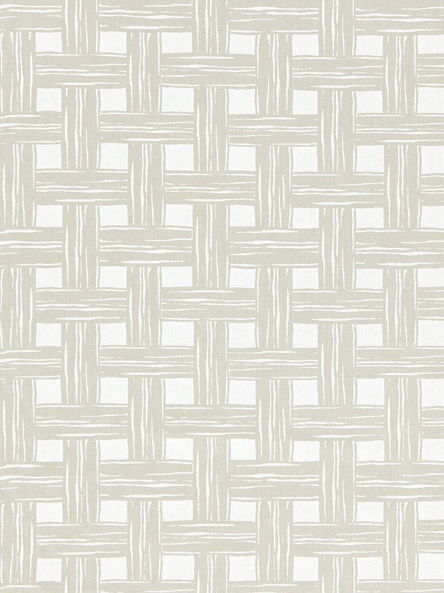 Scalamandre Bamboo Lattice Sand Fabric
