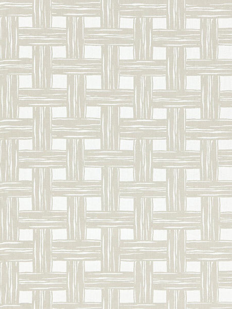 Scalamandre Bamboo Lattice Sand Fabric