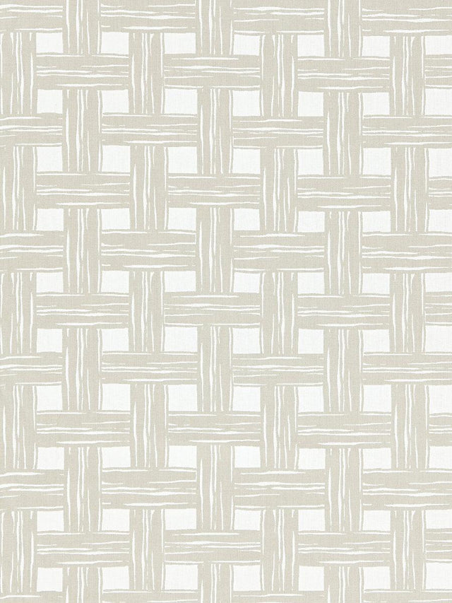 Scalamandre Bamboo Lattice Sand Fabric