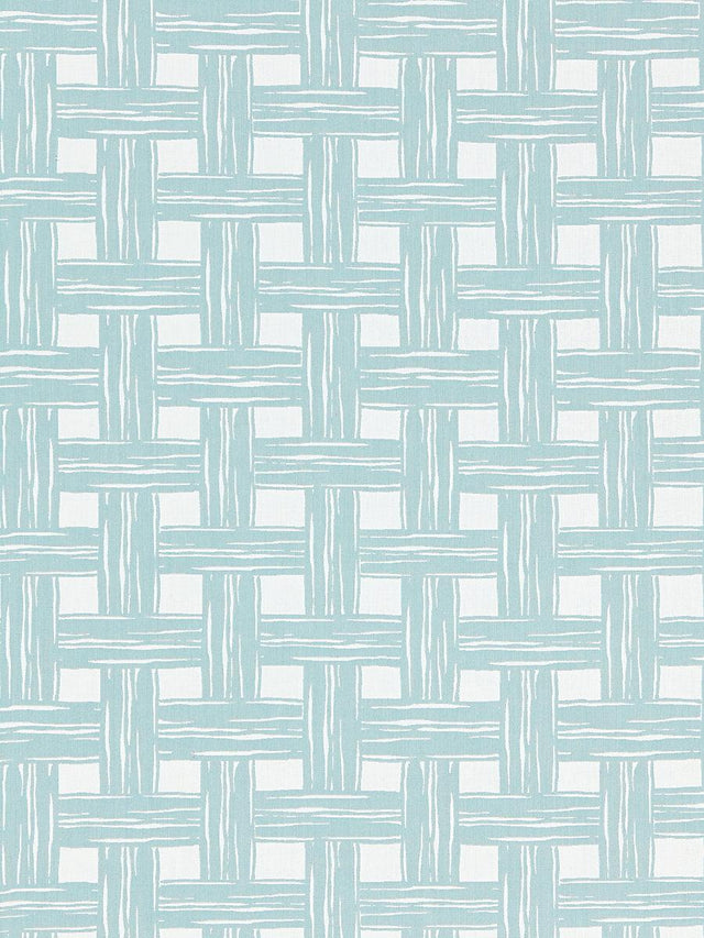 Scalamandre Bamboo Lattice Surf Fabric