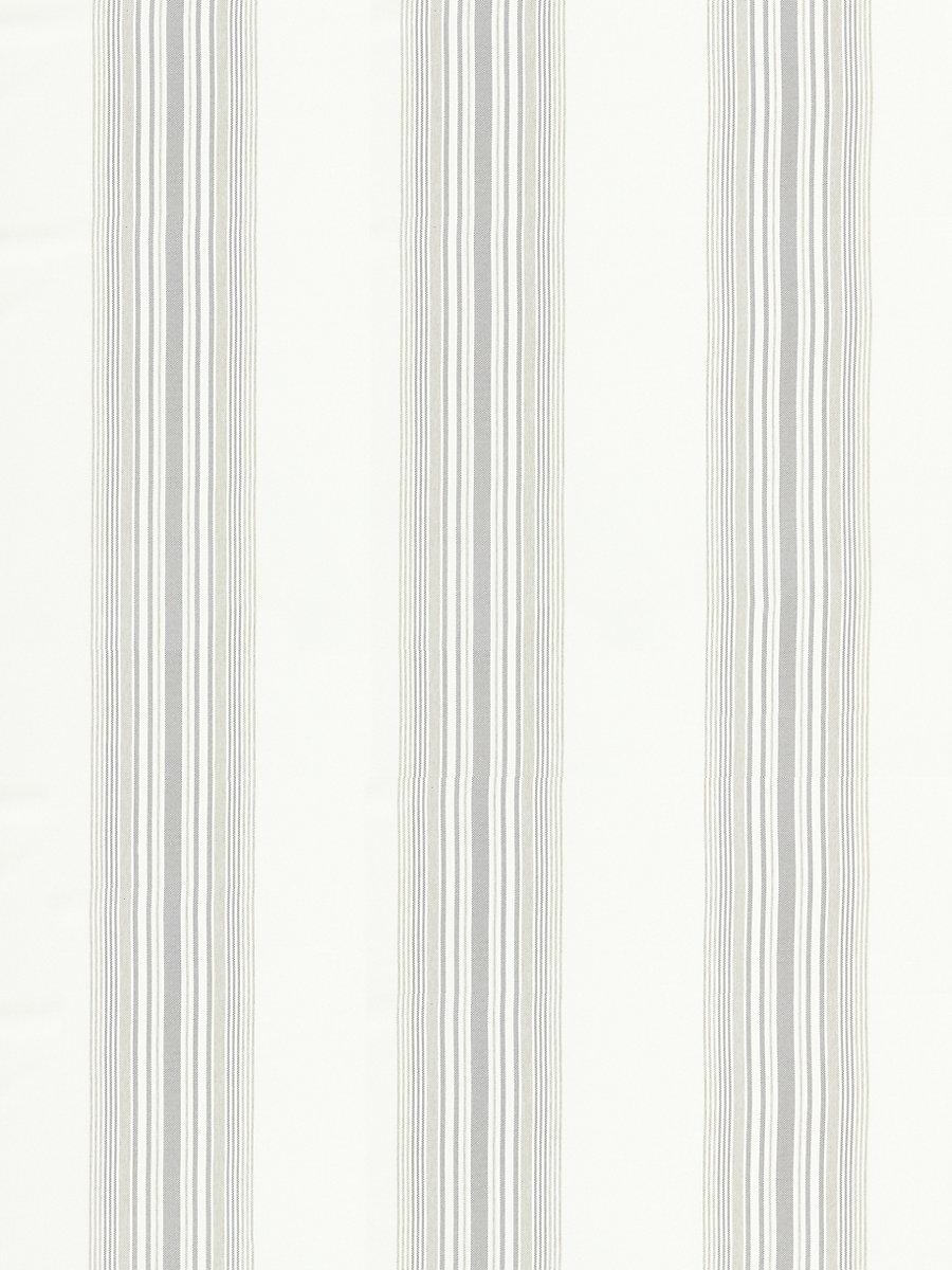 Scalamandre Nautical Stripe White Sand Fabric