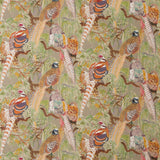 Mulberry GAME BIRDS LINEN STONE/MULTI Fabric