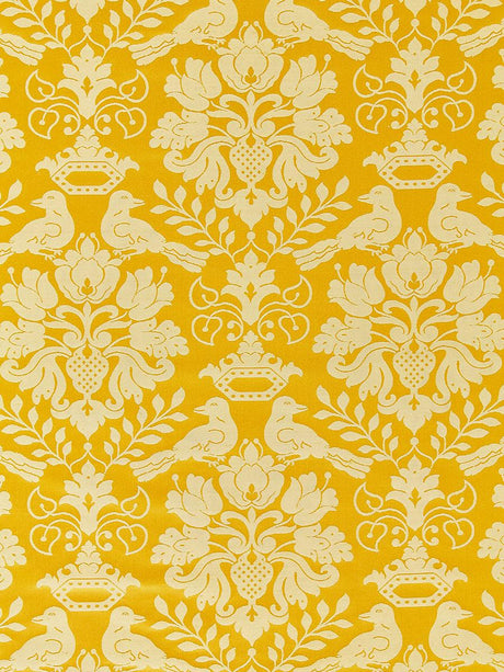 Scalamandre Love Bird Gold Fabric