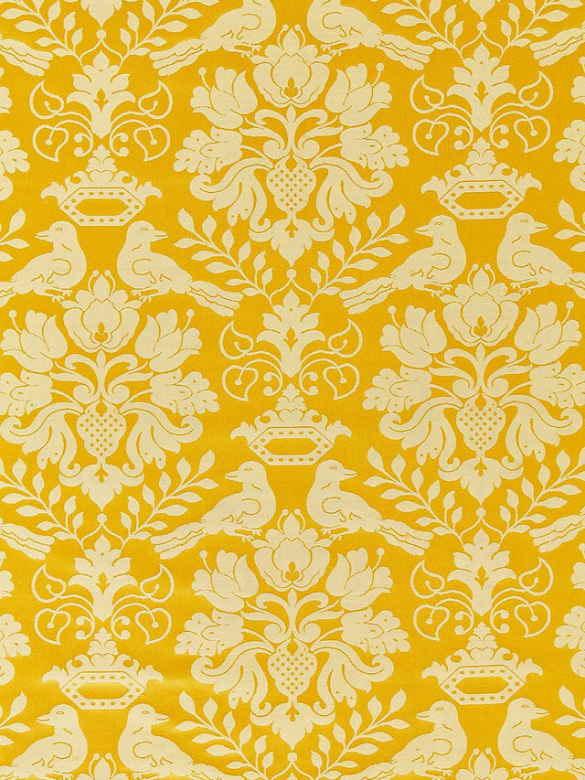 Scalamandre Love Bird Gold Fabric