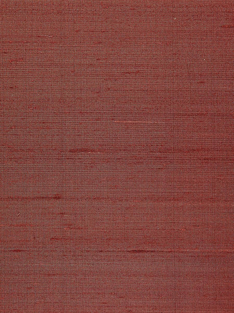 Scalamandre Lyra Silk Weave Cinnabar Wallpaper