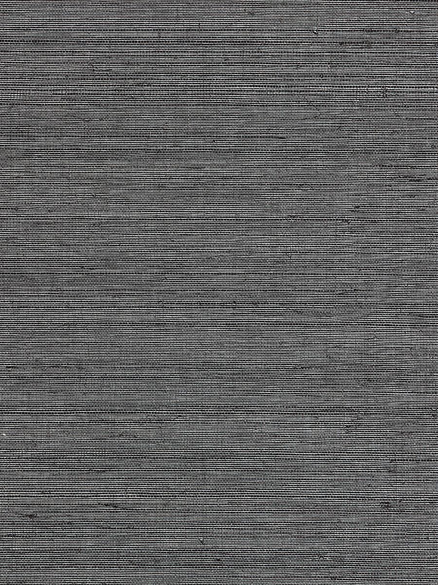 Scalamandre Metal Sisal Pewter Wallpaper