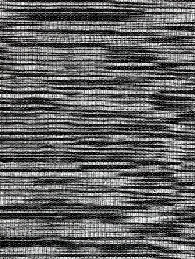 Scalamandre Metal Sisal Pewter Wallpaper