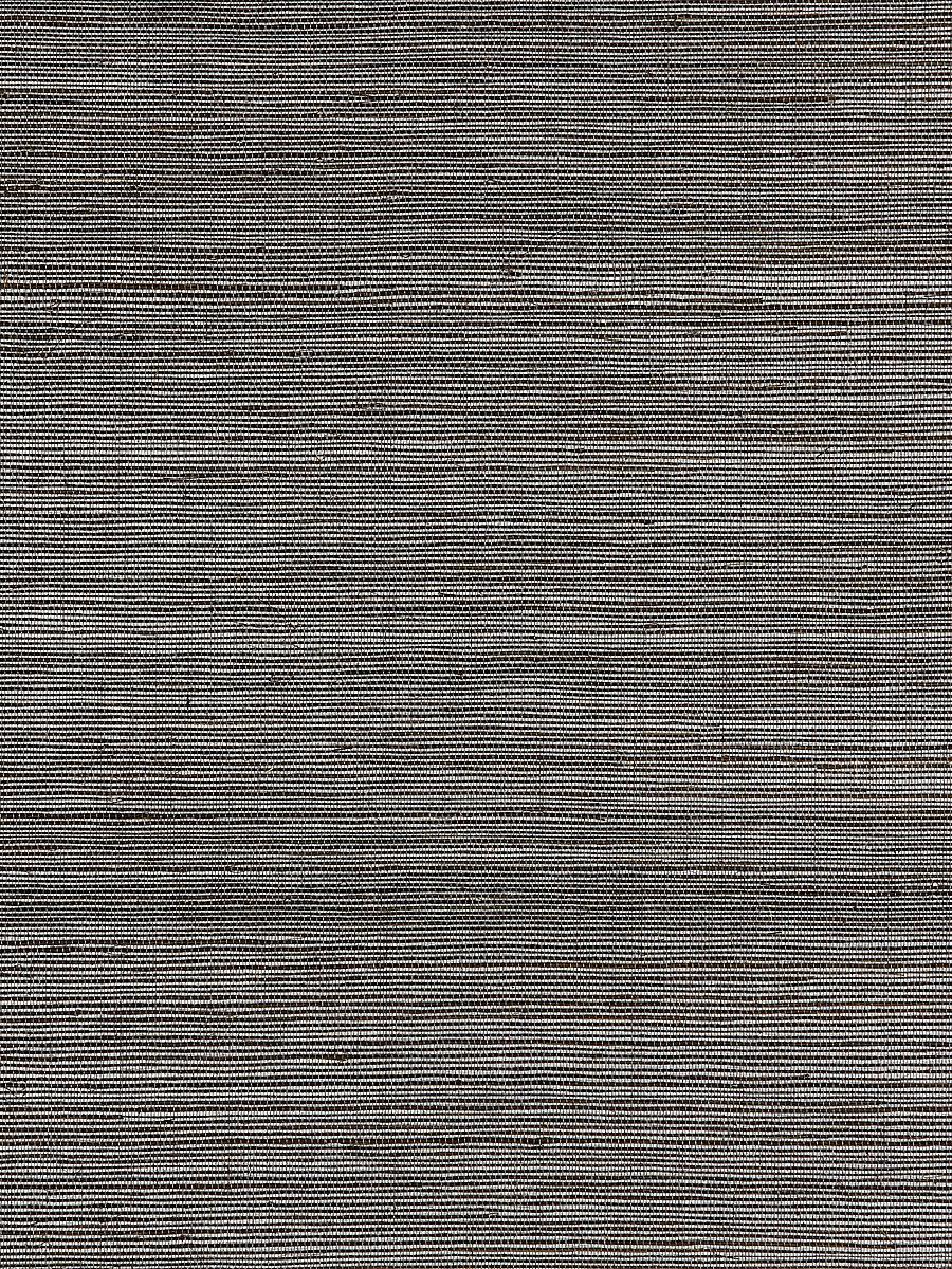 Scalamandre Strie Sisal Tawny Silver Wallpaper