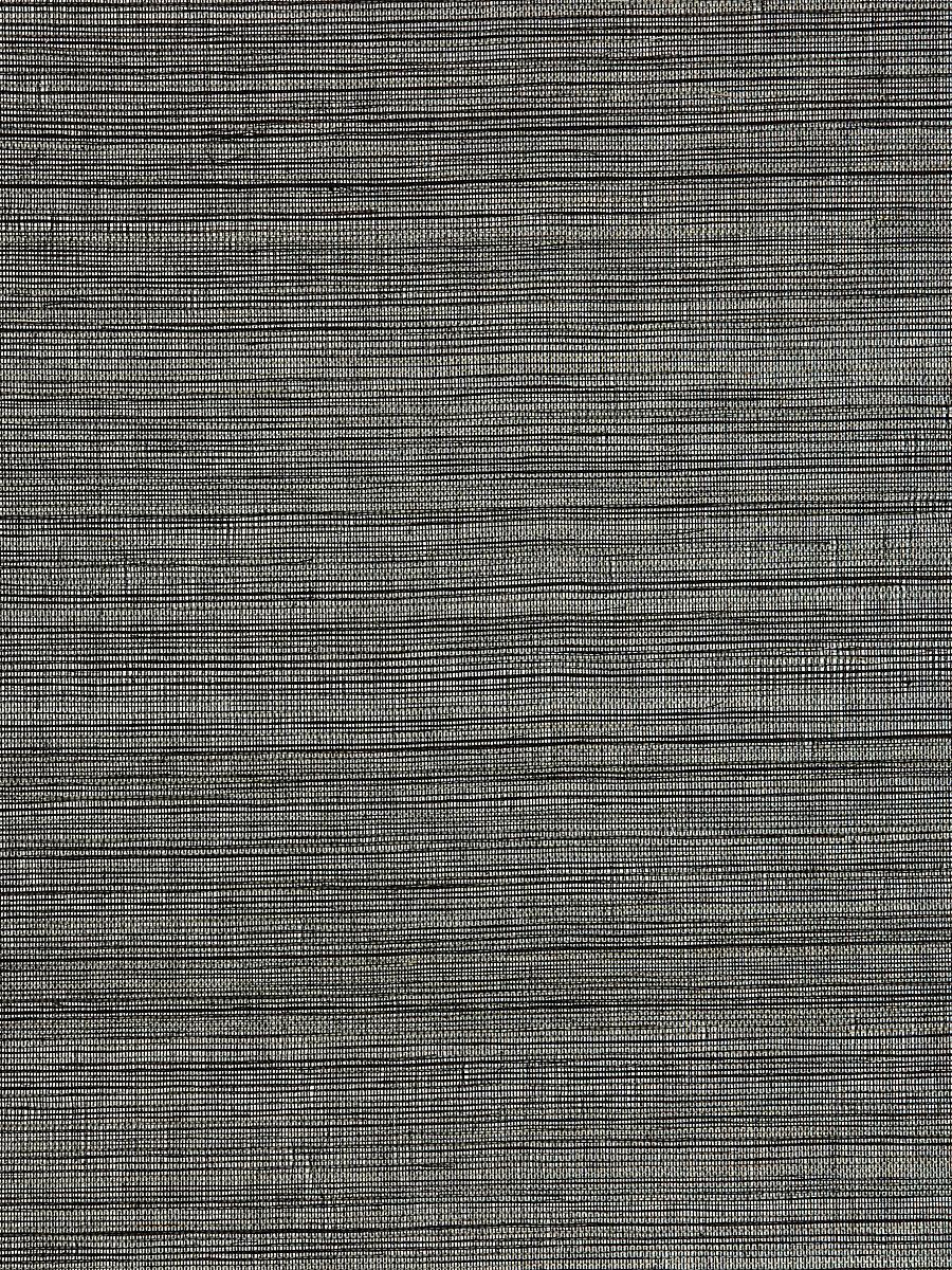 Scalamandre Strie Sisal Graphite Wallpaper
