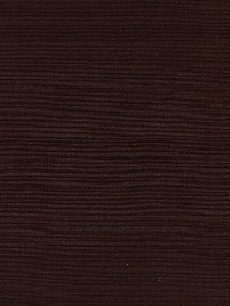 Scalamandre Fine Sisal Espresso Wallpaper