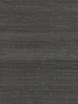 Scalamandre Textured Sisal Anthracite Wallpaper