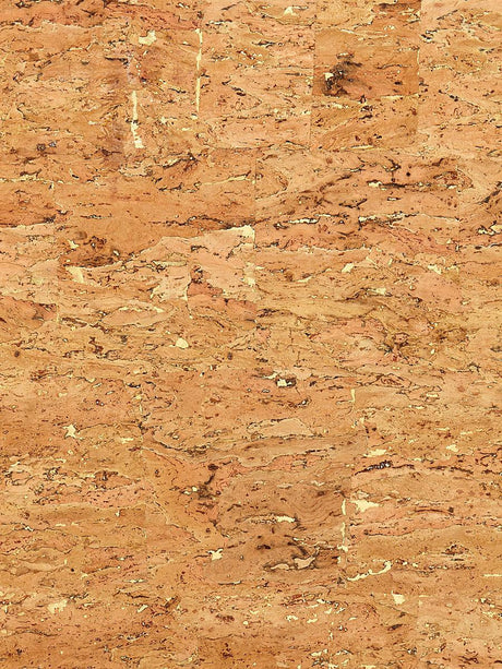 Scalamandre Cork Glimmer Natural & Gold Wallpaper