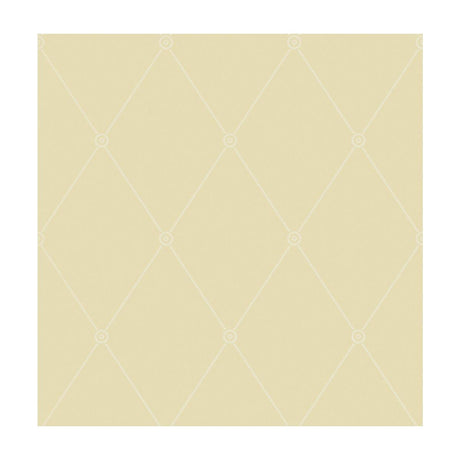 Cole & Son Large Georgian Rope Trellis Straw Wallpaper