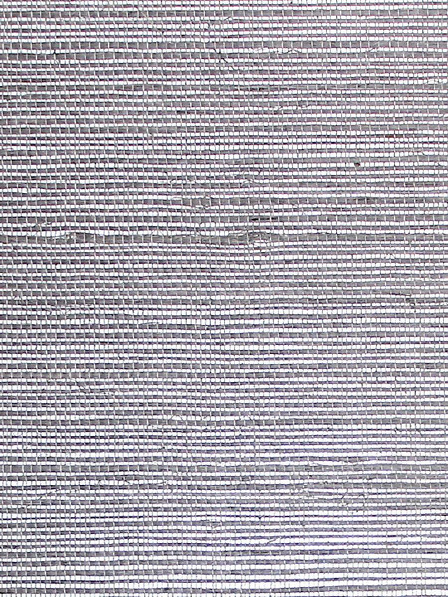Scalamandre Sisal Metallic Silver Wallpaper