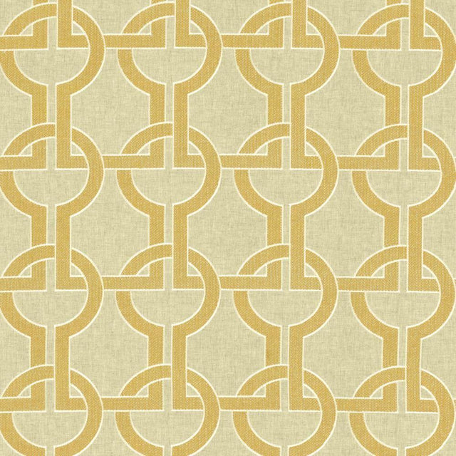 Kasmir Union Station Gold Fabric