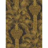 Cole & Son HOLLYWOOD PALM CHARCOAL & GOLD Wallpaper