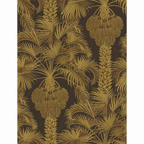 Cole & Son HOLLYWOOD PALM CHARCOAL & GOLD Wallpaper