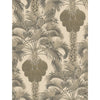 Cole & Son Hollywood Palm Silver & Charcoal Wallpaper