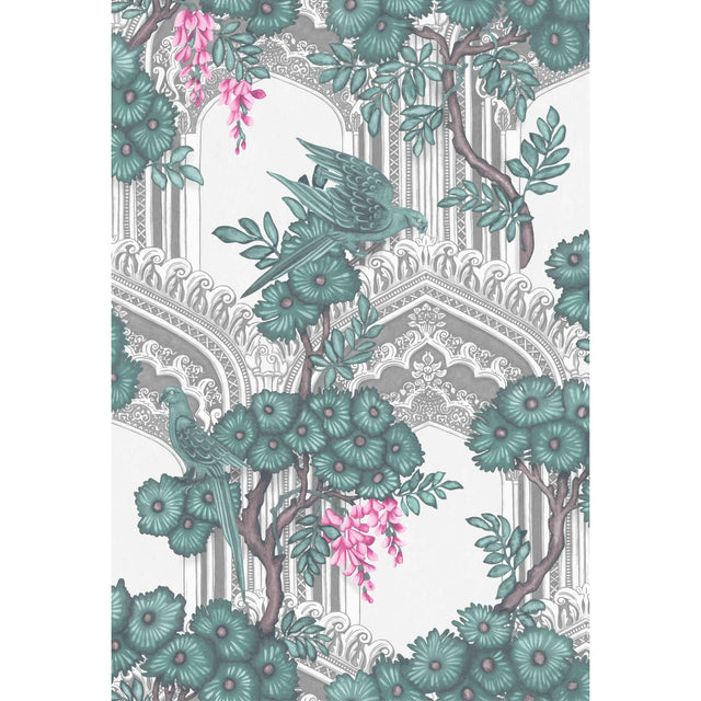 Cole & Son BABYLON TEAL & PINK Wallpaper