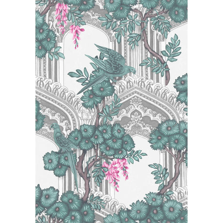 Cole & Son BABYLON TEAL & PINK Wallpaper