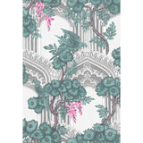 Cole & Son Babylon Teal & Pink Wallpaper