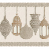 Cole & Son FEZ GILVER & PARCHMENT Wallpaper