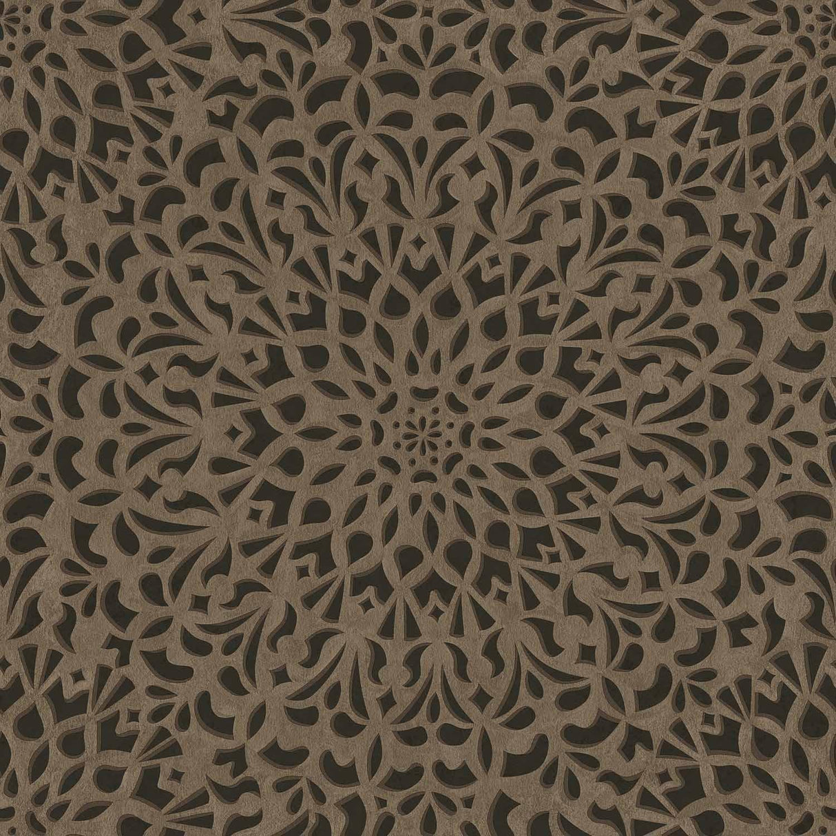 Cole & Son MEDINA PEWTER & CHARCOAL Wallpaper