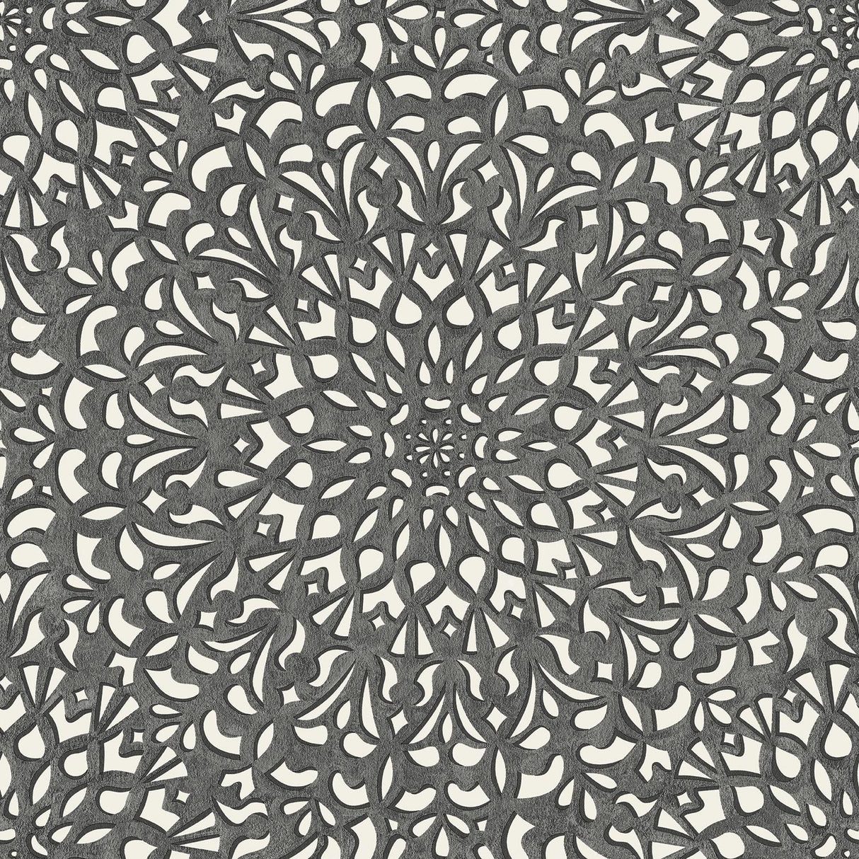 Cole & Son MEDINA SOOT & SNOW Wallpaper