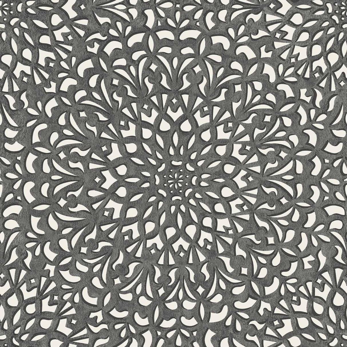 Cole & Son MEDINA SOOT & SNOW Wallpaper