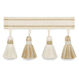 Schumacher Merida Tassel Fringe Sand Trim