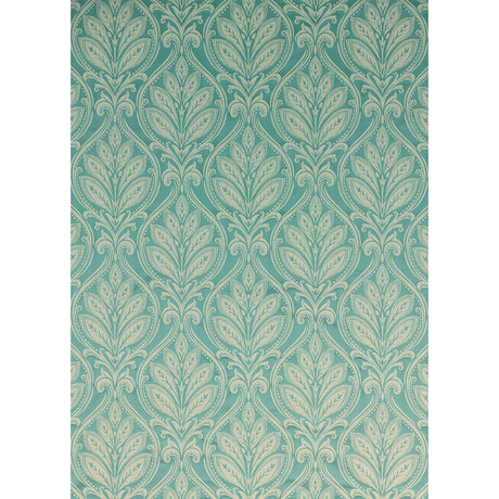 G P & J Baker RYECOTE DAMASK AQUA Fabric
