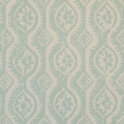 Lee Jofa SMALL DAMASK AQUA Wallpaper