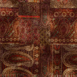 Mulberry LOMOND VELVET RED/PLUM Fabric