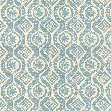Lee Jofa DAMASK BLUE Fabric