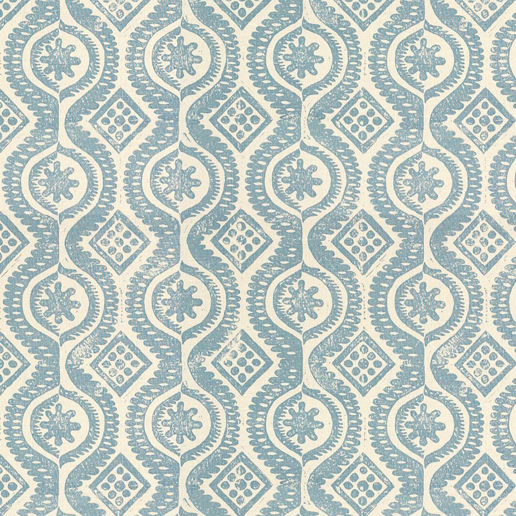 Lee Jofa DAMASK BLUE Fabric