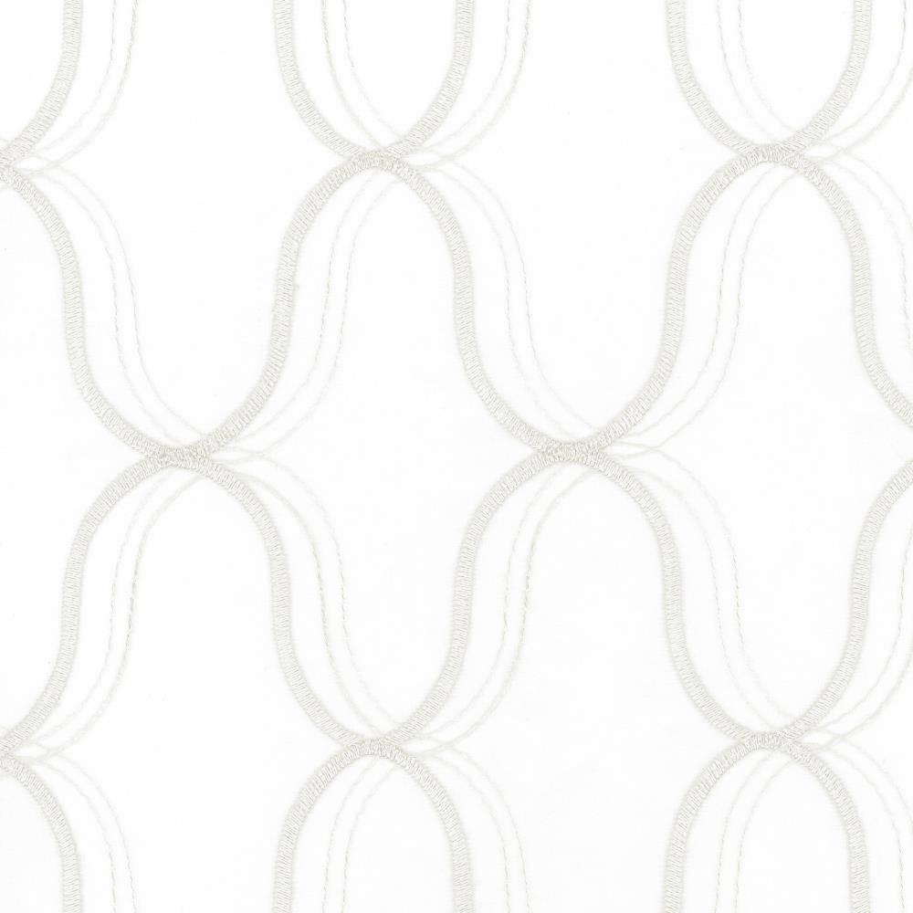 Kasmir Wavefront White Fabric