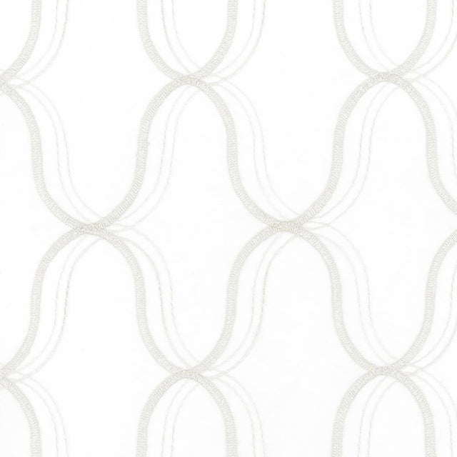 Kasmir Wavefront White Fabric