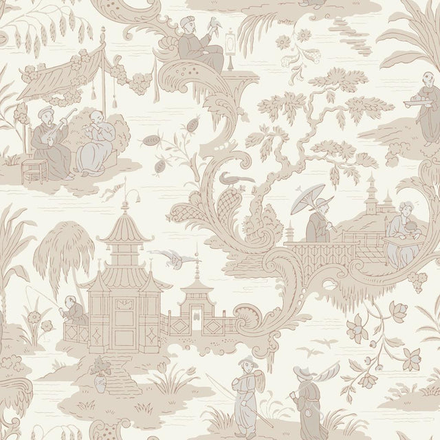 Cole & Son CHINESE TOILE NEUTRAL Wallpaper