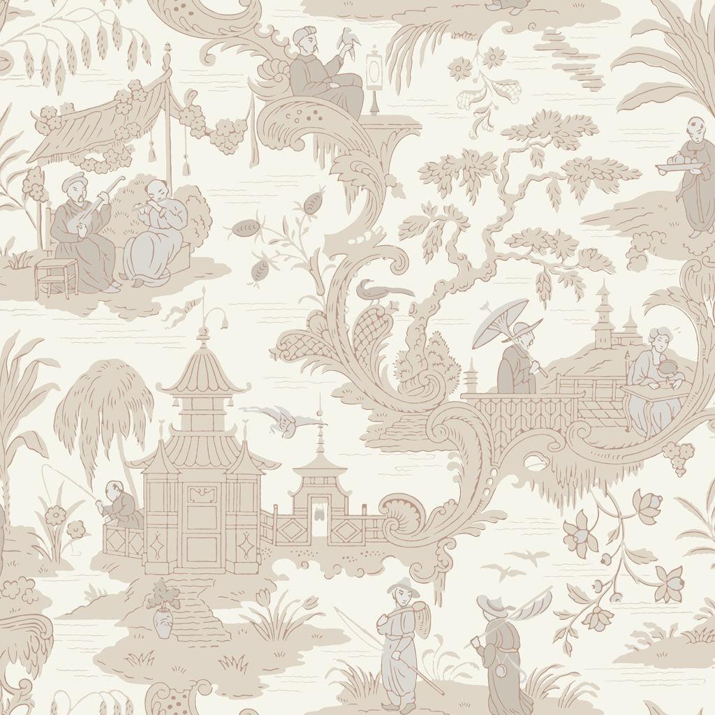 Cole & Son CHINESE TOILE NEUTRAL Wallpaper