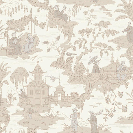 Cole & Son CHINESE TOILE NEUTRAL Wallpaper