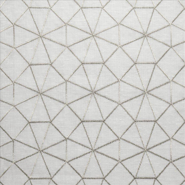 Kasmir Webwork Silver Fabric