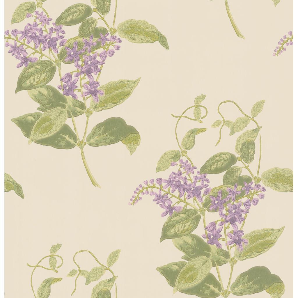 Cole & Son MADRAS VIOLET OLIVE & LAVENDER Wallpaper
